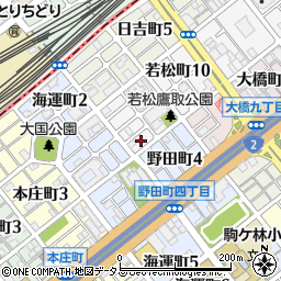 兵庫県神戸市長田区若松町11丁目2周辺の地図