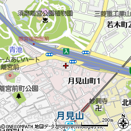 リベール須磨離宮公園周辺の地図