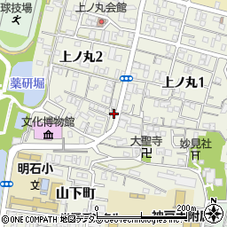 兵庫県明石市上ノ丸2丁目9-11周辺の地図