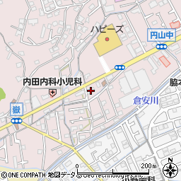 コバック円山店周辺の地図