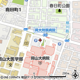 阪神調剤薬局　岡山大学病院前店周辺の地図