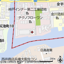日本通運株式会社　神戸ターミナル課周辺の地図