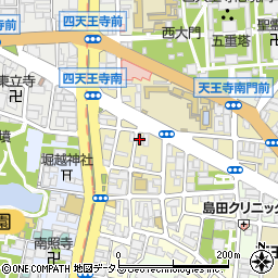 大阪社会体育専門学校別館周辺の地図