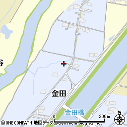 岡山県岡山市東区金田54周辺の地図