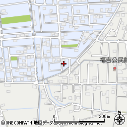 岡山県岡山市中区福泊61-5周辺の地図