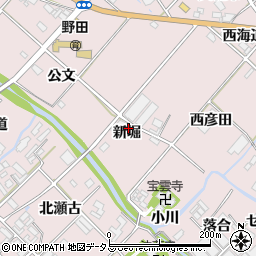 愛知県田原市野田町新堀27周辺の地図