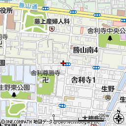セブンイレブン大阪勝山南４丁目店周辺の地図