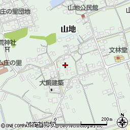 岡山県倉敷市山地909-2周辺の地図