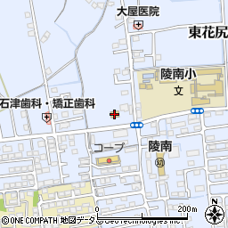 セブンイレブン岡山東花尻店周辺の地図