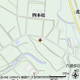 愛知県田原市六連町四本松23周辺の地図
