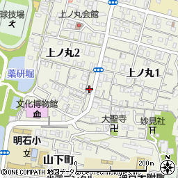 兵庫県明石市上ノ丸2丁目7-9周辺の地図