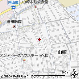 セジュール山崎Ｂ棟周辺の地図