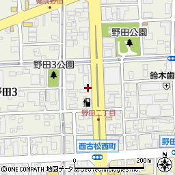 西日本放送株式会社　岡山本社総局総務部周辺の地図