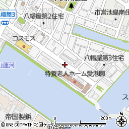 大阪府大阪市港区八幡屋4丁目周辺の地図