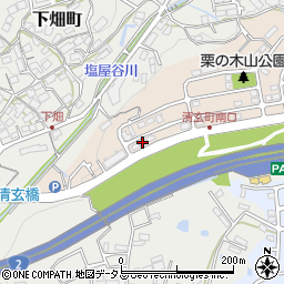 神戸新聞　塩屋北専売所周辺の地図
