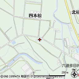 愛知県田原市六連町（四本松）周辺の地図
