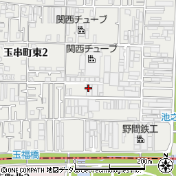 株式会社江浦製作所　玉串工場周辺の地図