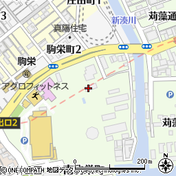 兵庫県神戸市長田区南駒栄町1-123周辺の地図