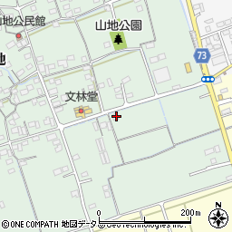 岡山県倉敷市山地44周辺の地図