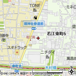 カラオケバンバン BanBan 東大阪若江店周辺の地図