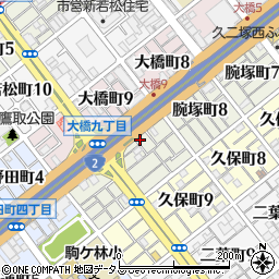日本額椽画材周辺の地図