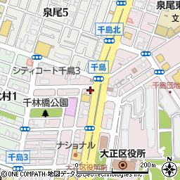 小学館アカデミー　大正スクール周辺の地図