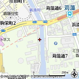 兵庫県神戸市長田区南駒栄町3-17周辺の地図