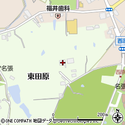 三重県名張市東田原2631周辺の地図