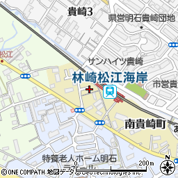 兵庫県明石市南貴崎町6周辺の地図