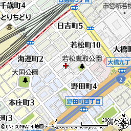 兵庫県神戸市長田区若松町11丁目周辺の地図