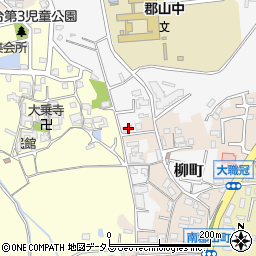 奈良県大和郡山市柳町579-1周辺の地図