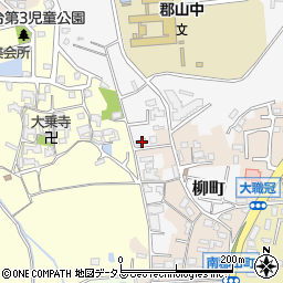 奈良県大和郡山市柳町579周辺の地図