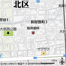 桜井歯科医院周辺の地図