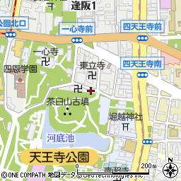 和敬堂大阪店周辺の地図