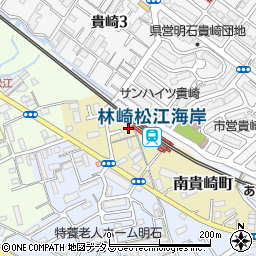 兵庫県明石市南貴崎町6-12周辺の地図