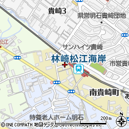 兵庫県明石市南貴崎町6-10周辺の地図