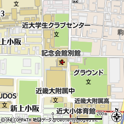 記念会館別館周辺の地図