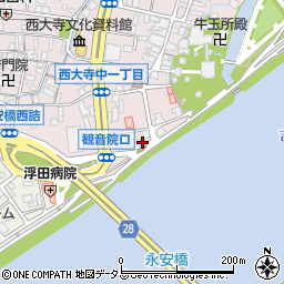 原田釣具店周辺の地図