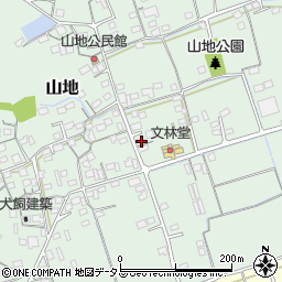 岡山県倉敷市山地82周辺の地図