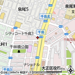 大正警察署千島交番周辺の地図