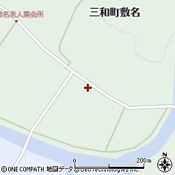 広島県三次市三和町敷名416周辺の地図