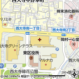 有限会社福井堂　西大寺店周辺の地図