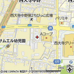 岡山県岡山市東区西大寺中野377周辺の地図
