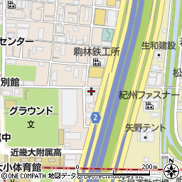 トクマン大阪周辺の地図