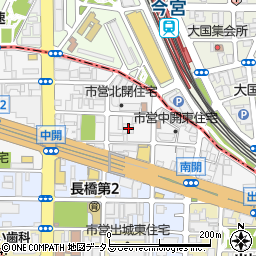 国際青少年連合大阪支部周辺の地図