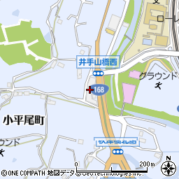 生駒市大型ごみ受付センター周辺の地図