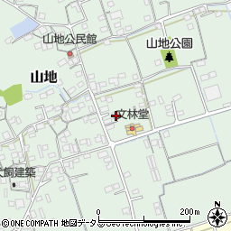 岡山県倉敷市山地83周辺の地図