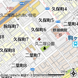 兵庫ヤクルト販売株式会社　長田センター周辺の地図