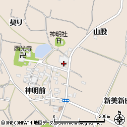 福井紙業株式会社　田原工場周辺の地図