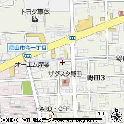 藤田内張工作所周辺の地図